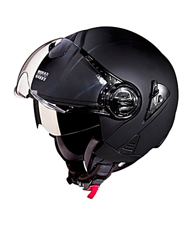 Studds - Open Face Helmet - Downtown (Matte Black) [Large - 58 cms ...