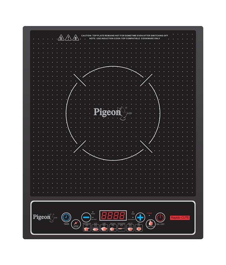 Pigeon Rapido Cute Induction Cooktop Price in India Buy Pigeon Rapido